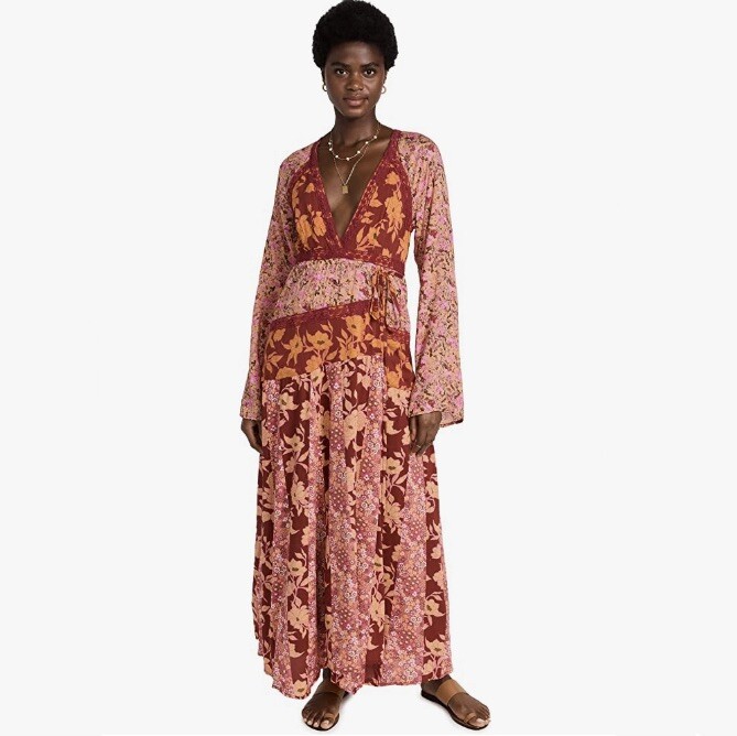 NEW! FACTORY SEALED! Free People Tilda Wrap Dress in Red