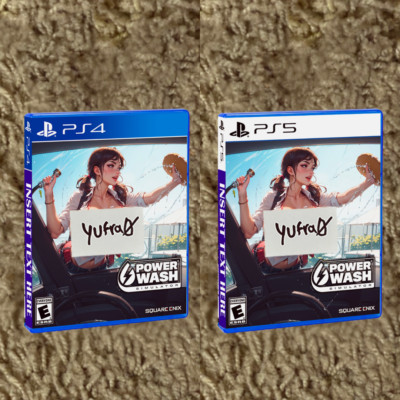 Power Wash Simulator PS4 & PS5 COVER ART & CASE ONLY NO GAME