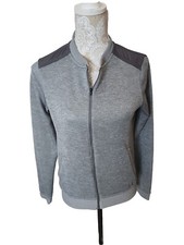 Under Armour Gray Long Sleeve Lightweight Athletic Full Zip Jacket Women's Small