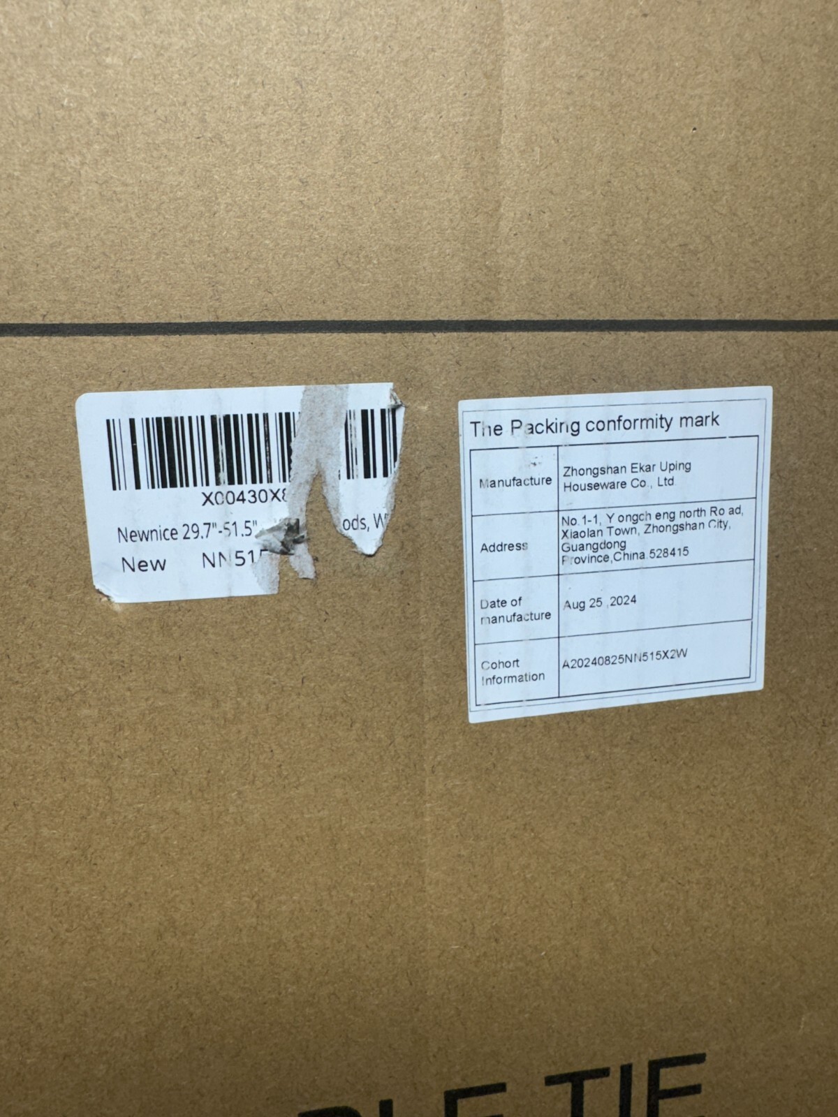 Newnice 29.7-51.5" Extra Wide Baby Gate Metal Easy Install