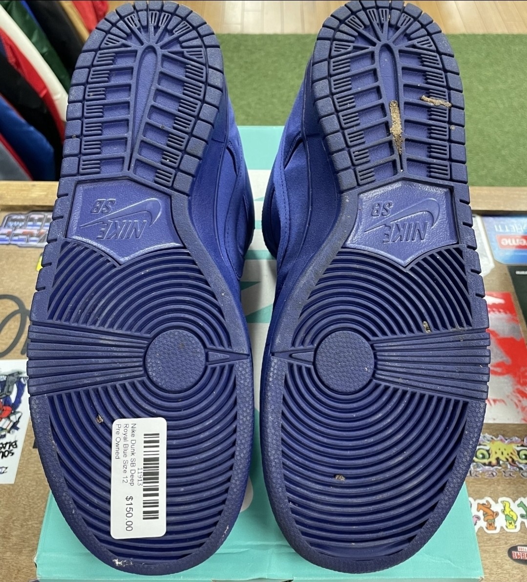 Size 12 - Nike NBA x Dunk SB Low Deep Royal Blue for sale