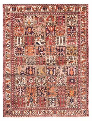 Traditional Vintage Hand-Knotted Area Rug 6'9'' x 9'3'' Oriental Wool Carpet