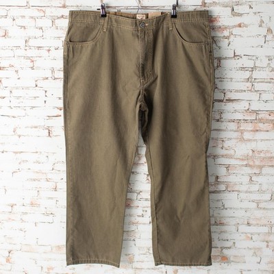 RedHead Brand Co. Canvas Pants Men s 44x32 Brown Olive Utility Jeans