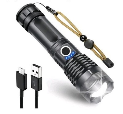 XHP50 Taschenlampe Wiederaufladbar 5000 Lumen High Power Wasserdicht Blitzlicht