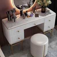 Tisch Klassische Konsole Spiegel Kommode Schminktisch Schlafzimmer Hocker Set