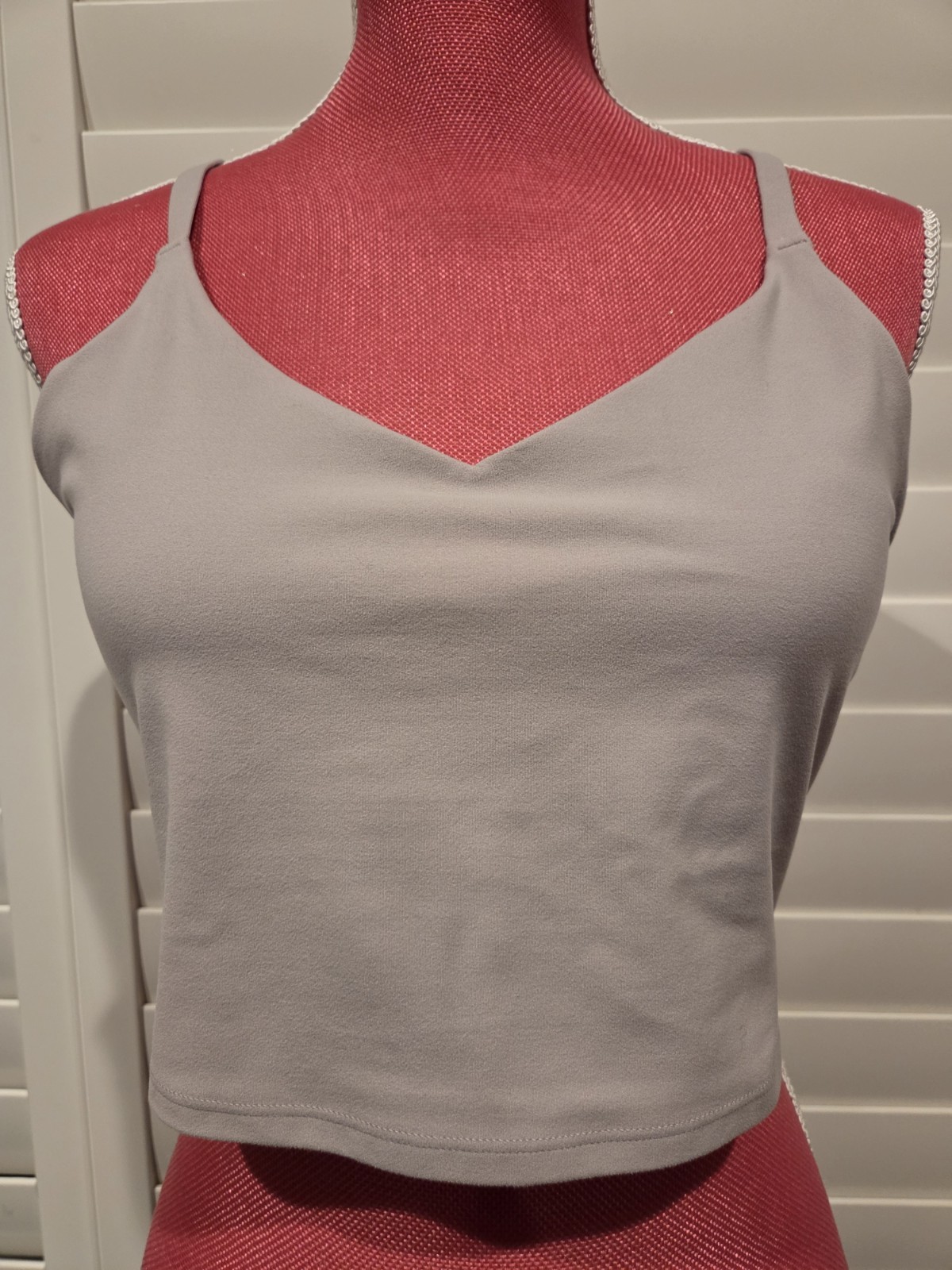 Athleta Top Bra Women’s Size Large Pale Purple Sports Removable Pads Athletic