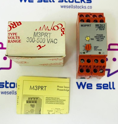 Broyce Control M3PRT Phase Sequence Failure Relay 300-500VAC