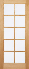OAK SA GLAZED 10L INTERNAL DOOR