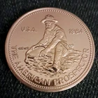 1984 Engelhard Prospector 1 oz Silver Round .999