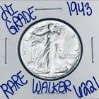 1943 WALKING LIBERTY SILVER HALF DOLLAR AUTHENTIC U.S.MINTCOIN FREESHIPPING 6221