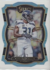 2017 Panini Select Premier Level Die-Cut Light Blue Prizm /99 Kam Chancellor