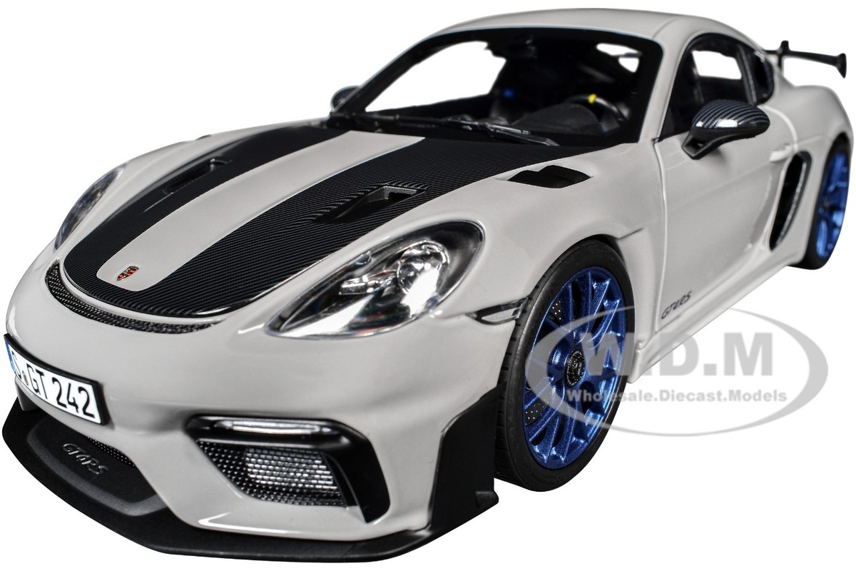 2023 PORSCHE CAYMAN GT4 RS WEISSACH PACK CHALK GRAY 1/18 MODEL BY