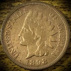 1898 Indian Head Cent Penny VF Full Liberty