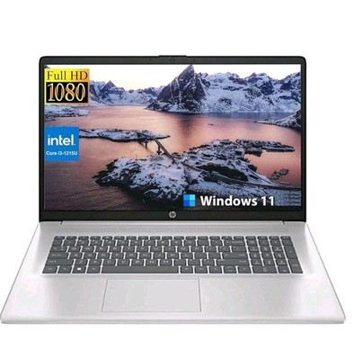HP 17.3 Flagship Full HD Laptop Intel Core i3-1215U 8GB Memory 256GB SSD Win 11