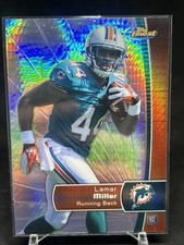 2012 Topps Finest - Lamar Miller #107 Prism Refractor (RC)