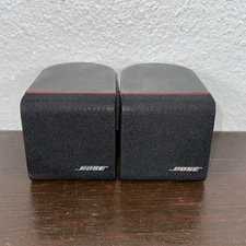 PAIR OF 2 BOSE REDLINE SINGLE CUBE SURROUND SOUND SPEAKERS**TESTED**
