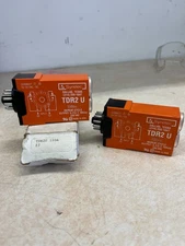 2 Syrelec TDR2 U 110V A/C Time Delay Relays  BOTH FOR ONE PRICE!