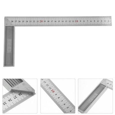 Metal Measuring Tool Steel Ruler Woodworker's Right-angle Measurement
