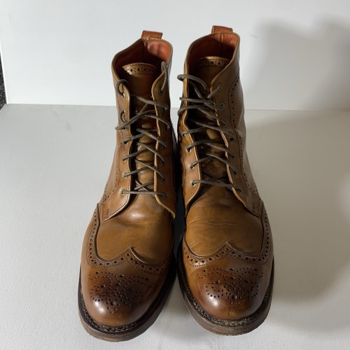 Allen Edmonds Boots Mens 11.5 D Dalton Wingtip Dress Made In USA 29816 1111 - Picture 3 of 11