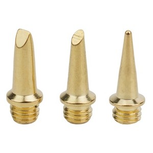 3pcs HS-1115K Kit de soudage de la tête de tuyau de fer à souder à gaz Outil remplaçable de stylo de torche