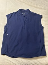 Figs Rafaela Navy Blue Oversized Scrub Top XS