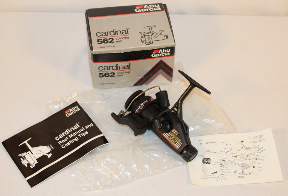 Vintage ABU Garcia Cardinal 562 Spinning Fishing Reel New Box