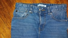 Calvin Klein Jeans Skinny Boys Blue Denim Jeans Adjustable Size 16