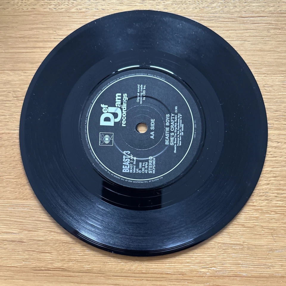 Beastie Boys – Girls / She's Crafty (7”, 1987) - Image 3 of 4