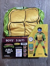 New Teenage Mutant Ninja Turtles Costume 4-in-1 Boys Small Set Sz 6-7