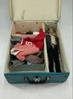 Vintage 1960 Ponytail Ken Doll And Accessories Barbie Case Collectible