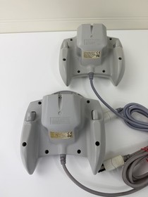 Sega Dreamcast HKT-3020 Console System Bundle Lot Controllers VMU White Tested