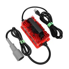 15A 48V Golf Carts Charger for Club Car 3-Pin Round Plug for Lead Acid Battery
