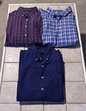 Ralph Lauren Men's Button-Up Shirt Lot of 3 Size XL