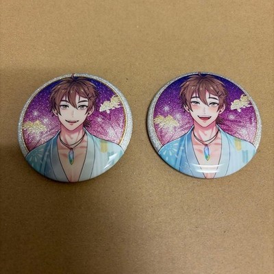 nu:Carnival Rainbow Chasing Summer Hologram Can Badge Set of 2