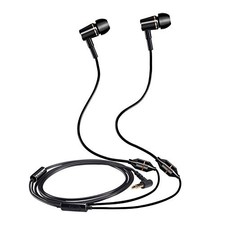 Wired Headphones with Mic, 3.5mm Jack, Noise Cancellation, Stereo Audio