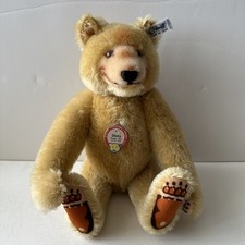 Vintage 1930 Replica 13" Steiff Dicky 1985 TEDDY BEAR 0172/32 Mohair Blind