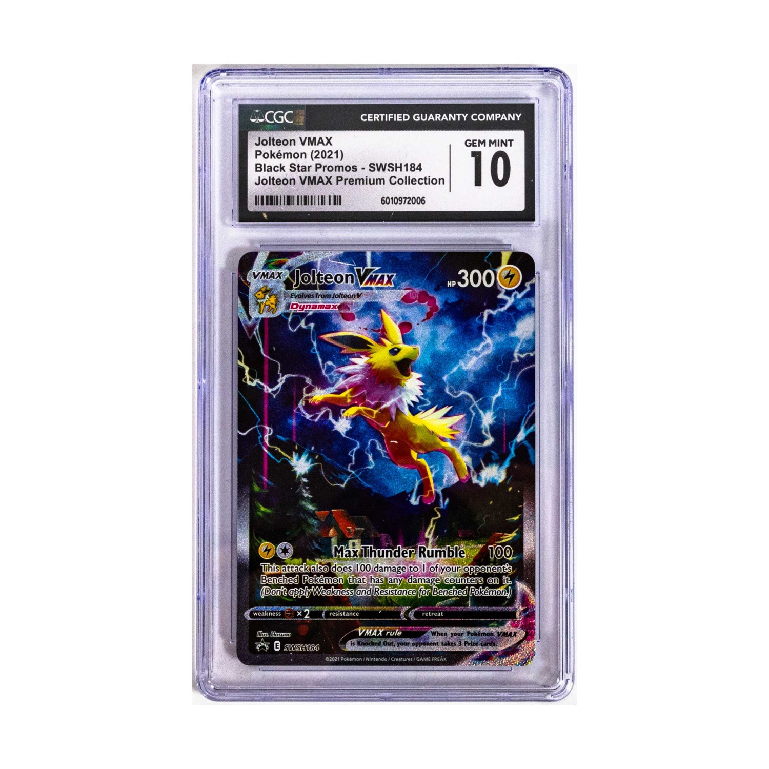 Jolteon VMAX 2022 Sword & Shield: Black Star Promo #SWSH184