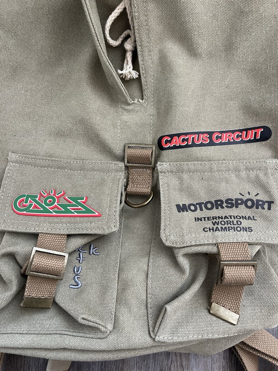 Travis Scott Cactus Jack Canvas Backpack Olive SS21 — Near Mint | eBay