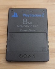 Sony PlayStation 2 PS2 8MB Memory Card - Official - Black