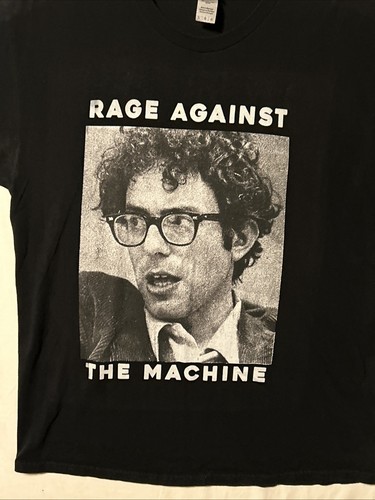 Young Bernie Sanders Rage Against The Machine T Shirt Black Size Large - Picture 3 of 11