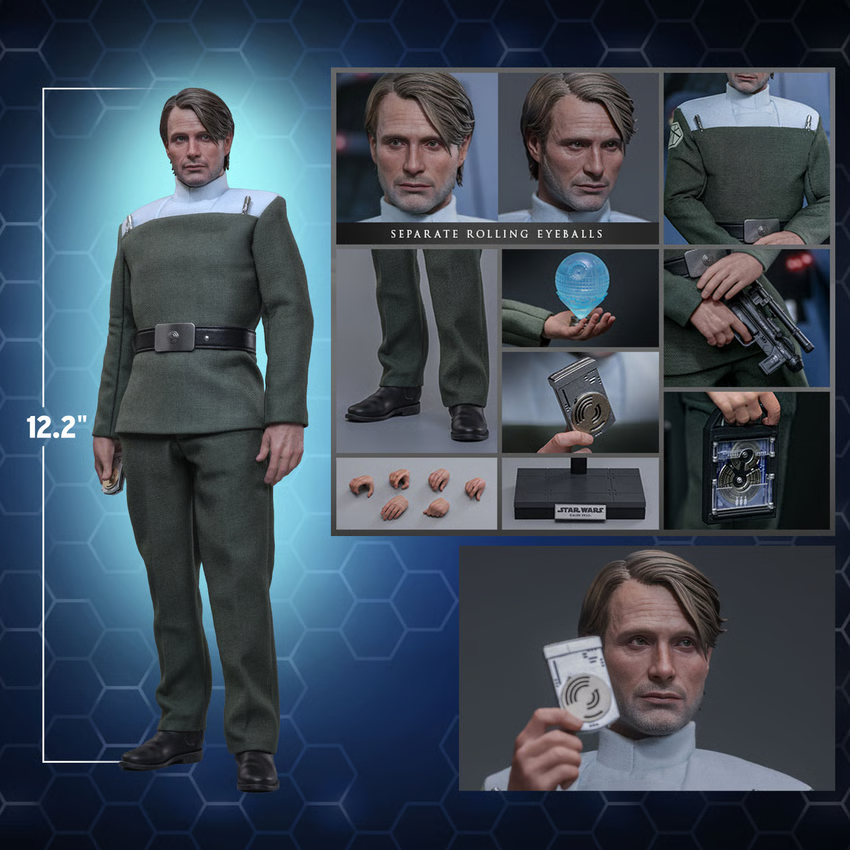 New Hot Toys MMS775 1/6 Rogue One: Star Wars Galen Erso In Stock