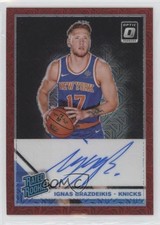 2019 Panini Donruss Optic Choice Prizm Signatures Ignas Brazdeikis #173 Auto nd3