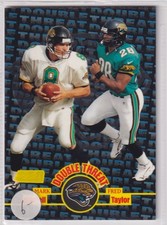 1998 Stadium Club #DT6 Mark Brunell / Fred Taylor Double Threat