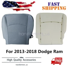 Driver Bottom Seat Cover & Foam CUSHION For 2013-2018 Dodge Ram 1500 2500 3500