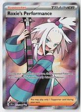 Pokemon Roxie's Performance 112/086 Ultra Rare Chaos Rising Holo NM