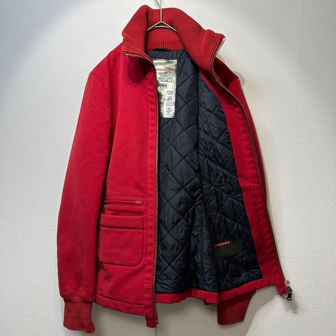 PRADA Down quilted zip nylon jacket - image 2