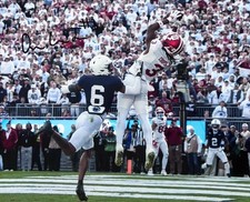 OMAR COOPER JR  SIGNED AUTOGRAPH 8X10 PHOTO COA INDIANA HOOSIERS FOOTBALL CHAMPS