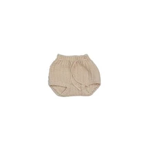 Quincy Mae Knit Tie Bloomer Bottoms Natural 3-6 Months Baby Toddler