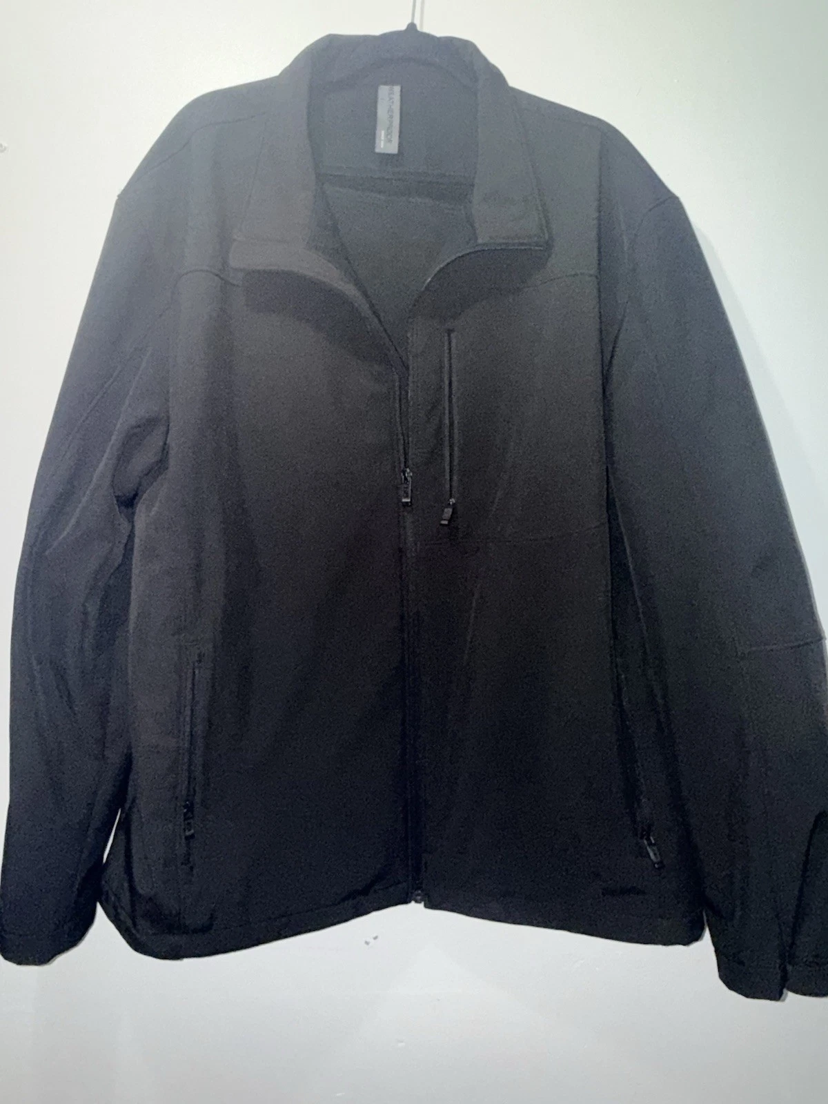 Weatherproof Mens 3XL Black Softshell Jacket Water Wind Resistant Macys