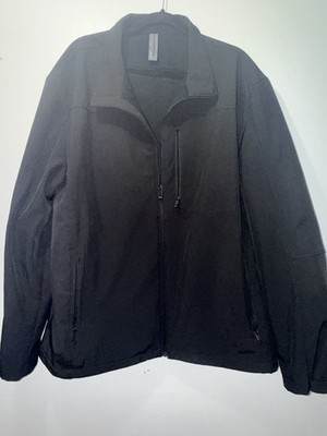 Weatherproof Mens 3XL Black Softshell Jacket Water Wind Resistant Macys